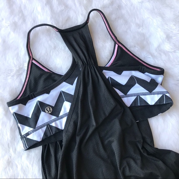 lululemon athletica Tops - Lululemon No Limits Chevron Tank Top